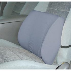 Standard Lumbar Cushion With Strap - Gray