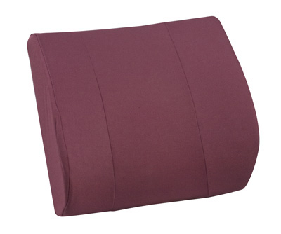 555-7302-0700 Relax-a-bac Lumbar Cushion With Insert - Burgundy