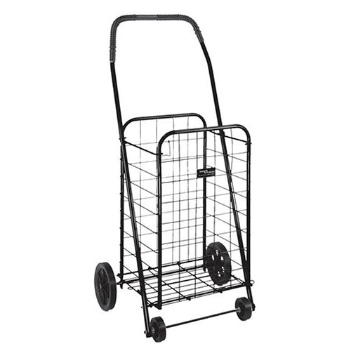 640-8213-0200 Folding Shopping Cart - Black