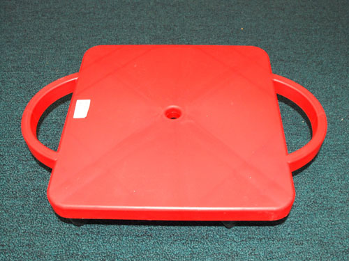Everrich EVB-0021 12 Inch Scooter with Handle - Red