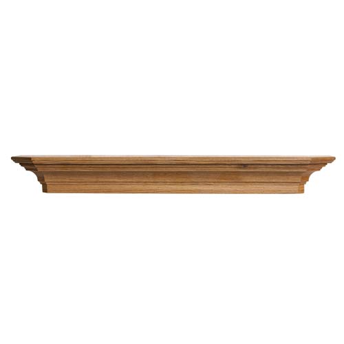 Bostonian Mantel Shelf in Medium English Chestnut