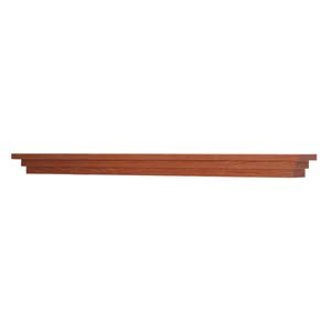 Manhattan Mantel Shelf in Medium Red Mahogany