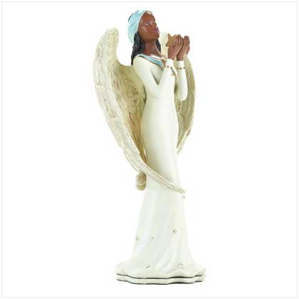 SWM 39377 African American Prayer Angel Figurine Statue Figure