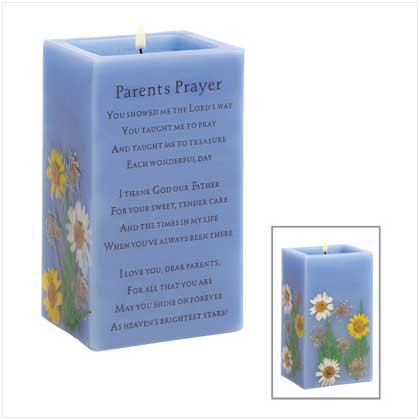 Parents Prayer Candle by SWM