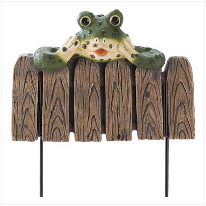 SWM 39703 Frog Mini Garden Fence