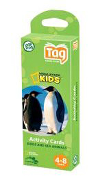 Leapfrog Enterprises LFC28115 National Geographic Kids Activity Cards Bird and Sea Animals Age 4-8