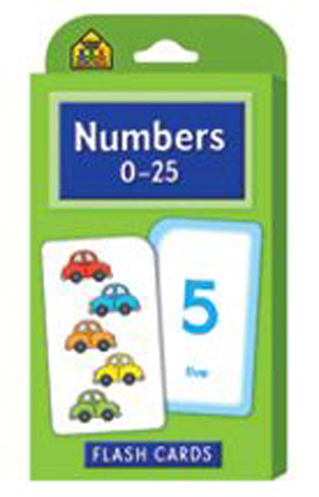 School Zone Publishing Szp04022 Numbers 0-25 Flash Cards