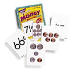 Trend Enterprises T-58003 Match Me Cards Money-52 Two-sided Cards/box Ages 6 & Up
