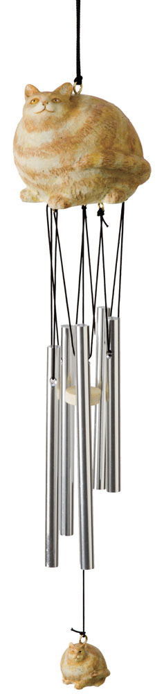 Evergreen Enterprises, Inc Cat Portly Windchime