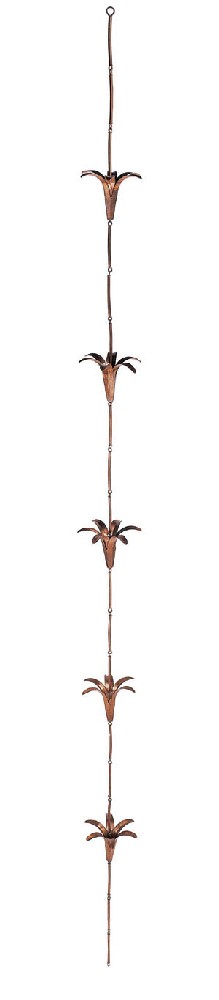 Achla Designs ACHLARNC01 7 Dia. x 122 L Lily Rain Chain
