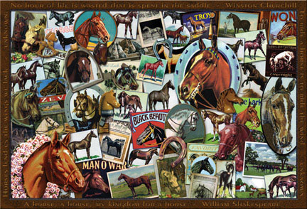 Vintage Horses Jigsaw Puzzle