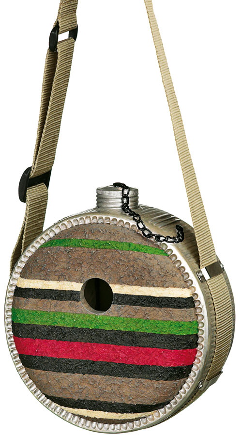 Vintage Canteen Birdhouse