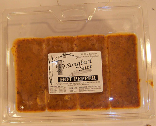 Songbird Suet Plugs - Hot Pepper