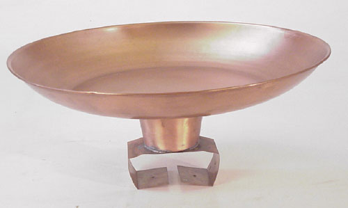 Copper Bird Bath