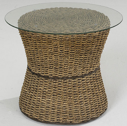 Home StylesCabana Banana Round Drum Accent Table 