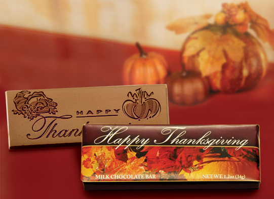 310000 Happy Thanksgiving Wrapper Bars - Pack Of 50