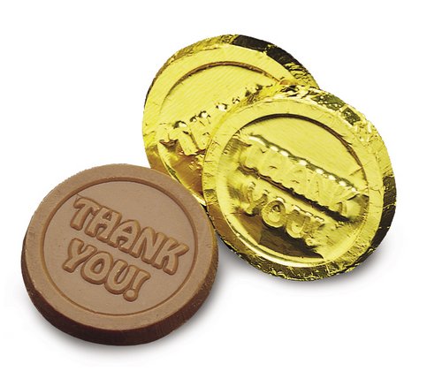 325050 Thank You Coins - Pack Of 250