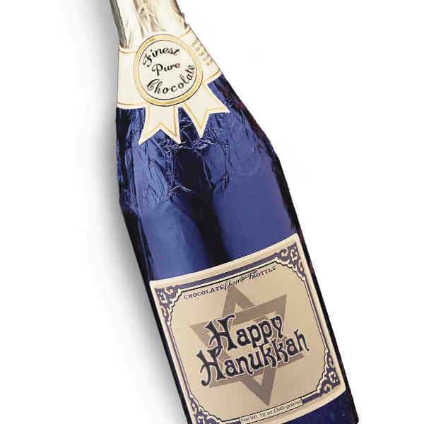 321010 Hanukkah Champagne Bottle - Pack Of 4