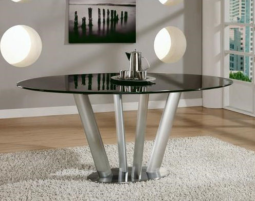 Chelsea Dining CHELSEADTT Oval Marble Dining Table Top  Black Marble
