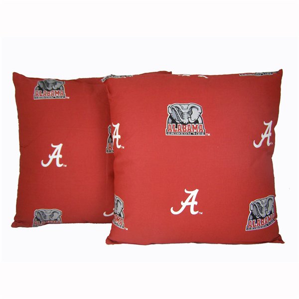 Aladppr Alabama 16 X 16 Decorative Pillow Set