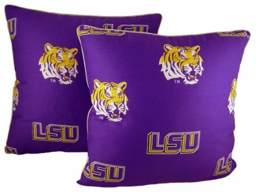 Lsudppr Lsu 16 X 16 Decorative Pillow Set