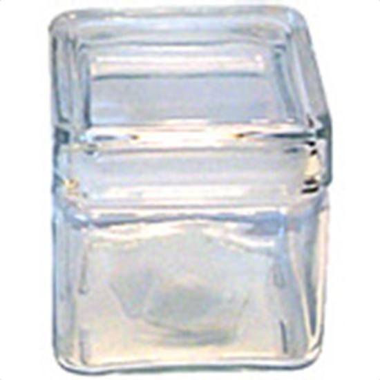 Square Glass Jar With Glass Lid 32 Oz. 217660