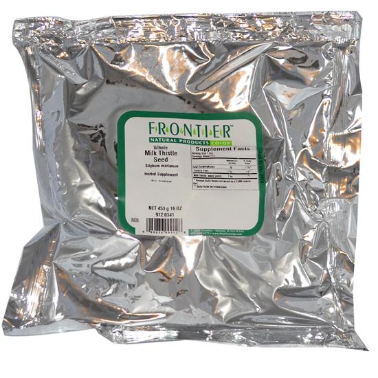 Frontier Bulk Milk Thistle Seed Whole 1 Lb. Package 912
