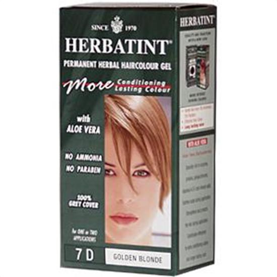 Herbatint 7d Golden Blonde Permanent Herbal Hair Color Gel 4.5 Fl. Oz. 218238