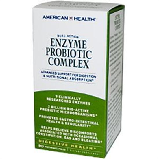 American Health Probiotics Enzyme Probiotic Complex 90 Vegetable Capsules 222736