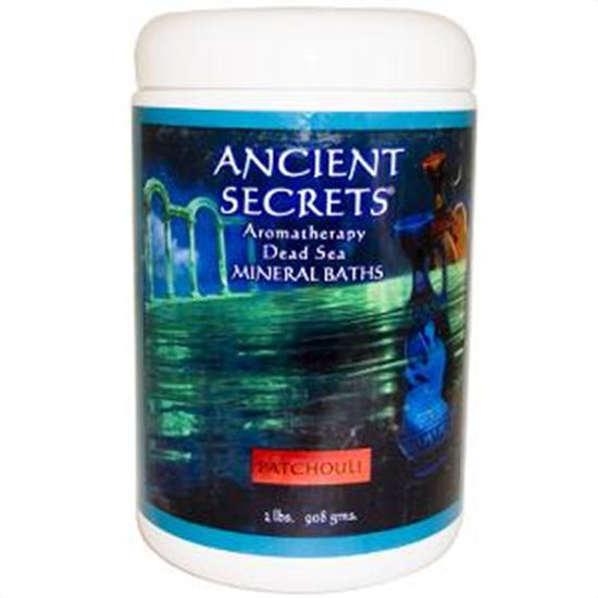Ancient Secrets Patchouli Aromatherapy Dead Sea Mineral Bath 2 Lb. Jar 209915