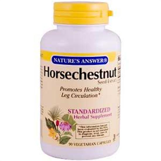 Nature's Answer Standardized Extract Supplement Horsechestnut Seed 90 Vegetarian Capsules 215681