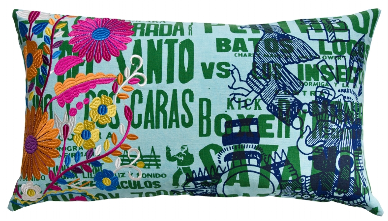 91950 Mexico 15 In. X 27 In. Pillow - Eagle