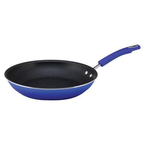 Rachael Ray 11503 12.5Inch Skillet#44; Blue TwoTone Blue