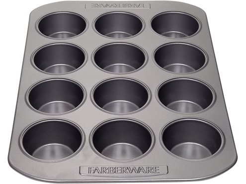 52106 15.2" X 11.4" X 1.4" Nonstick Bakeware 12-cup Muffin Pan