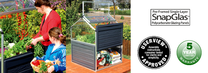 Palram HG3320 Plant Inn Raised Garden Bed