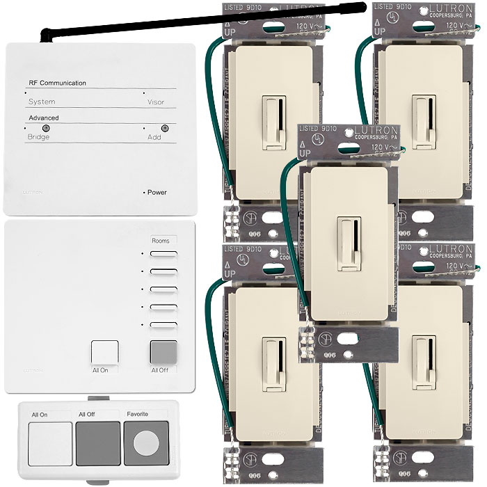 Trademark Poker ARENT1LA Lutron AuroRa Wireless Lighting Control System Light Al