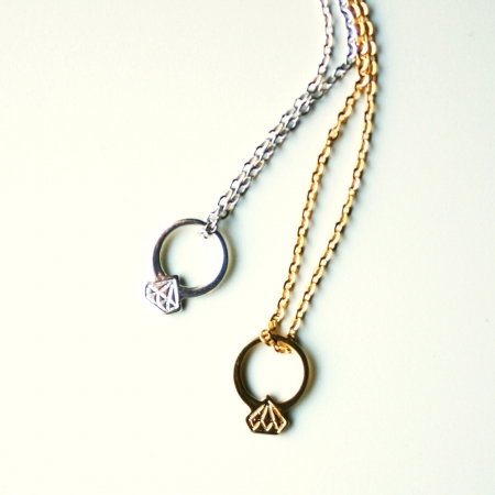 Rebecca Ringns Fashion Necklace - Silver