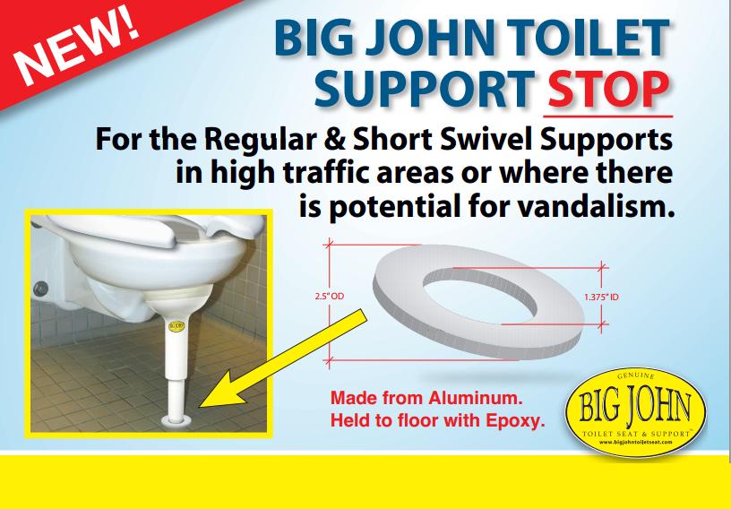 1ss Toilet Support Stop