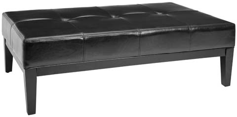 Safavieh HUD8223B Victor Cocktail Ottoman