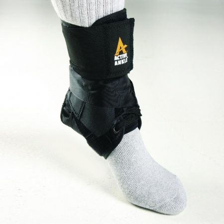 As1blklarge Clam Large As1 Ankle Brace - Black
