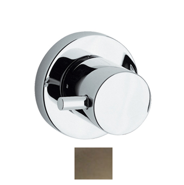 2.62 In. Luxe Round Volume Control With Short Lever Handle- Brushed Nickel-pvd