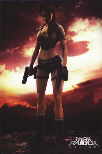 LIEBERMANS PYRPP31232 Tomb Raider Guns Poster (24x36)