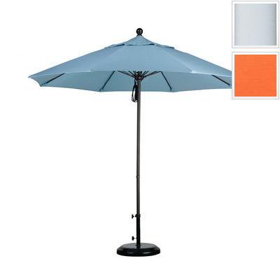 Alto908170-5417 9 Ft. Fiberglass Pulley Open Market Umbrella - Matted White And Sunbrella-tuscan
