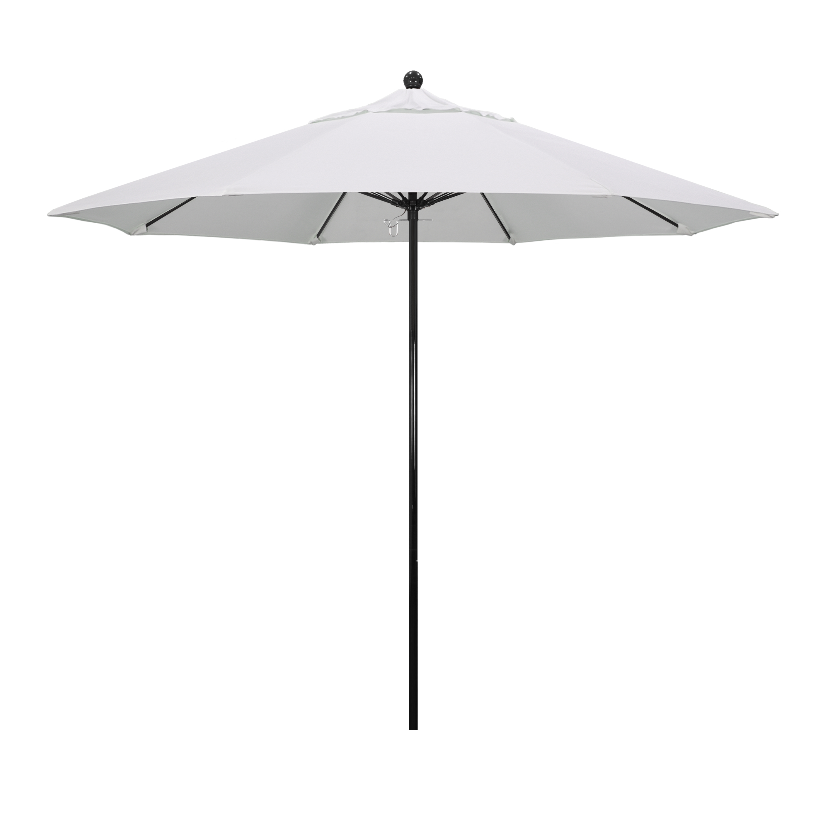 California Umbrella Gscuf908170 F09 9 Feet Olefin Fabric Fiberglass Crank Lift Market Umbrella With White Pole Navy Blue Patio Furniture Accessories Brigs Com