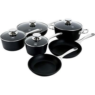 RANGE KLEEN 078110 8 Coquere 10 Piece Set - Stainless Steel and Cast Iron Cookware