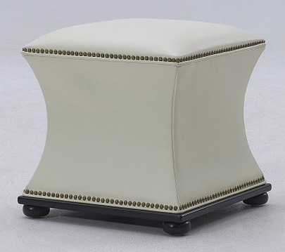 Safavieh HUD4070D Safavieh Scarlett Nailhead Ottoman