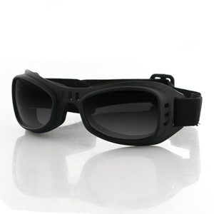 Brr001 Road Runner Goggle Black Frame Smoked Lens