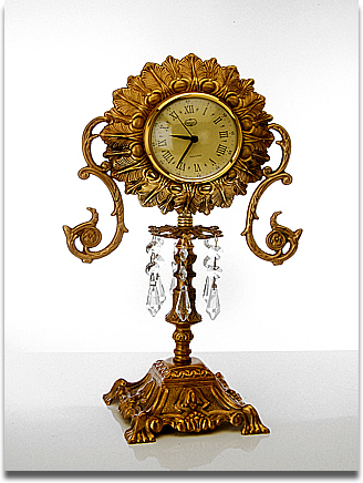 Classic Touch CRC894 ClockChandelier Crystals