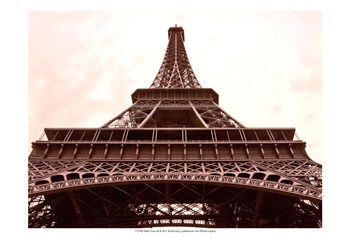 Hand Colored Owp77270d Eiffel Views Iii Poster By Rachel Perry (19.00 X 13.00)