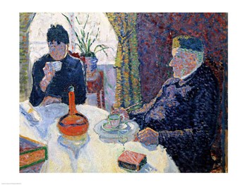 Liebermans Balxir181231 &apos;study For The Dining Room C.1886&apos;&apos; - Poster By Paul Signac (24x18)